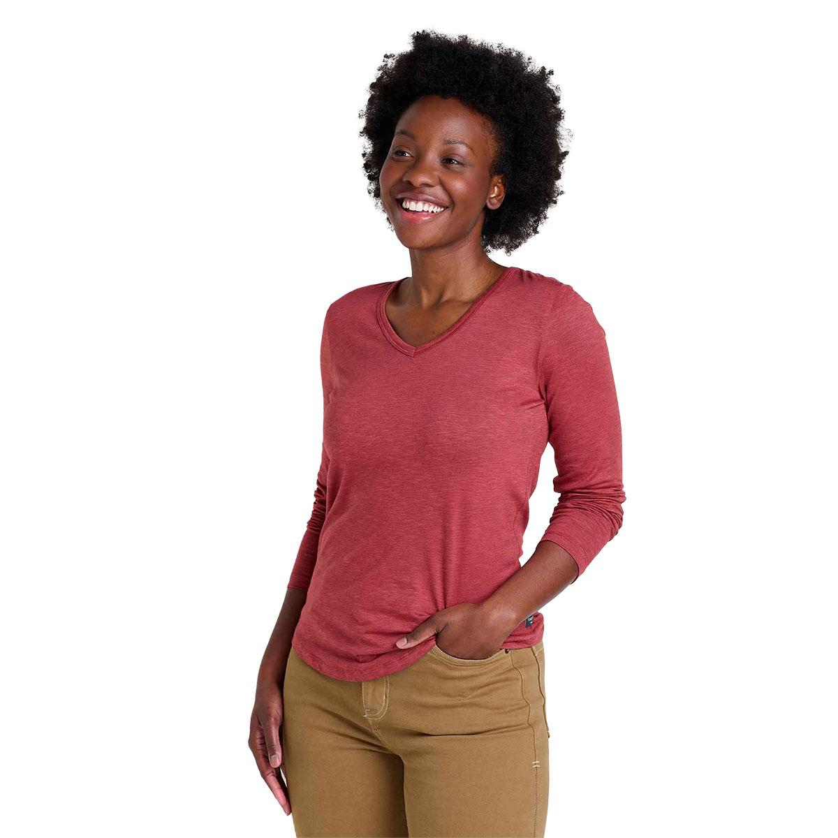 Toad&Co Marley II Long Sleeve Tee Women's in Sundown